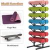 Adjustable Yoga Mat Storage Rack for Home or Gym view 4