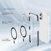 IMEIKONST Magnetic Clear Black Case for iPhone 17 6.3-Inch CHTM view 2