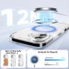 IMEIKONST Magnetic Clear Black Case for iPhone 17 6.3-Inch CHTM view 4