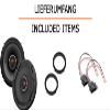 Speaker Installation Kit Compatible with JBL GX602 for Rear VW Golf VI | 2x 6.5-inch 2-Way Speakers, 180W Max view 3