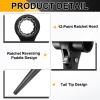 QUARKZMAN 2-Pack 19 mm x 21 mm Double-Ended Ratcheting Podger Wrenches view 4