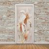 Lily Door Wallpaper, 3D Door Poster, PVC Self-Adhesive Sticker, 100 x 200 cm view 3