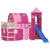 Tomostar Loft Bed Curtains with Tunnel and Tower, Pink view 4