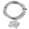 QUARKZMAN 100 ft 304 Stainless Steel Wire Rope Kit, 30 m, 1/64 in (0.5 mm) view 1