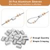 QUARKZMAN 100 ft 304 Stainless Steel Wire Rope Kit, 30 m, 1/64 in (0.5 mm) view 4