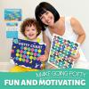Potty Training Chart, 4-Piece Toilet Training Reward Chart for Girls view 2