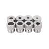 Stainless Steel Drill Bushings, M14 x 1.5 Coarse Thread, Knurled, Non-Slip, 3–10 mm Options view 4