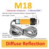 1 pc E3F-DS30C4 Photoelectric Proximity Sensor, NPN/PNP, DC 6–36V, 30 cm, Blue, PNP NC view 2