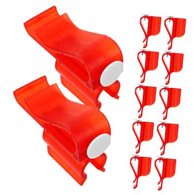 BELLIFFY Plastic Putter Holder Clips, 12-Pack, Easy Installation for Golf Bags