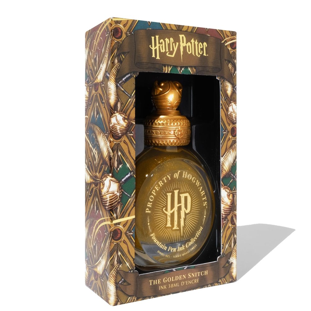Ferris Wheel Press x Warner Bros. Harry Potter Hogwarts The Golden Snitch Shimmering Gold Ink, 38 mL