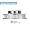 QUARKZMAN 4-Pack GT-2 80-Tooth Timing Pulley view 3