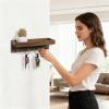 Wall-Mounted Storage Organizer with Hooks view 2