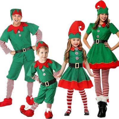 Christmas Elf Costume for Women, Men, Boys and Girls