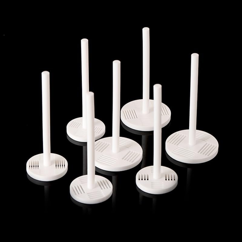 PTFE Cleaning Basket for ITO/FTO Conductive Glass and Silicon Chips, D60 × W2.5 × L21 mm