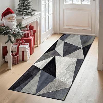 CONGCLI Runner Rug 95 x 180 cm, Absorbent, Durable, Antistatic, Non-Slip