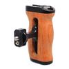 FUGASUN Wooden Side Handle, Compatible with ARRI 1/4" and 3/8", Adjustable Left/Right Grip view 1