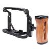 FUGASUN Wooden Side Handle, Compatible with ARRI 1/4" and 3/8", Adjustable Left/Right Grip view 4