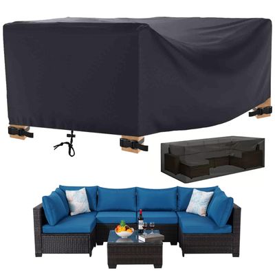 Weatherproof Garden Furniture Cover, 200 x 185 x 40 cm