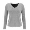 Women's Sequin Glitter Top with V-Neck for Festivals, Carnival and Parties view 3