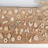 HOLDEAF 100-Piece Birthday Wooden Table Decorations for Girls and Boys view 1