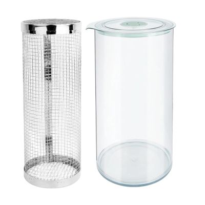 360-Degree Clear Breading Shaker with Mixer Roller