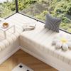 Universal Bench Cushion, 4.5-Inch Thick, Non-Slip, White, 40 x 70 cm view 3