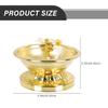 Housoutil Vintage Alloy Butter Lamp Holder view 2