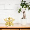 Housoutil Vintage Alloy Butter Lamp Holder view 3