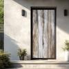Self-Adhesive PVC Wood-Plank Door Wallpaper, Removable Waterproof Rustic Decal, 95 x 205 cm view 3