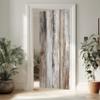 Self-Adhesive PVC Wood-Plank Door Wallpaper, Removable Waterproof Rustic Decal, 95 x 205 cm view 4