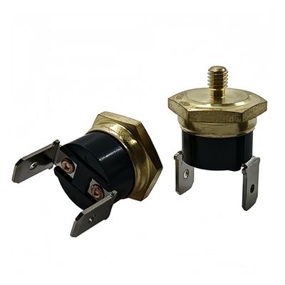 5-Pack KSD301/KSD302 10A 40–150°C M4 Threaded Normally Closed Thermostat Switch, 45°C