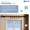 Fenster DEKOR Black Curtain Rod, 150 cm, Modern Single-Track Rod with Selectable Cylinder Finial view 2