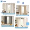 Fenster DEKOR Black Curtain Rod, 150 cm, Modern Single-Track Rod with Selectable Cylinder Finial view 4