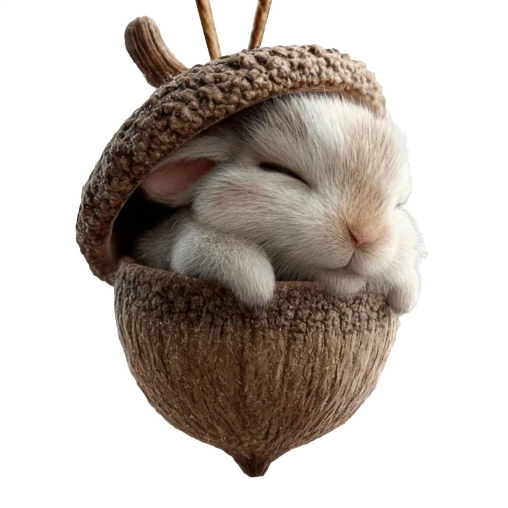 Forest Animal Acorn Ornaments