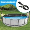 Spizummp Pool Cover Clips, Non-Slip Stainless Steel Clamps view 2
