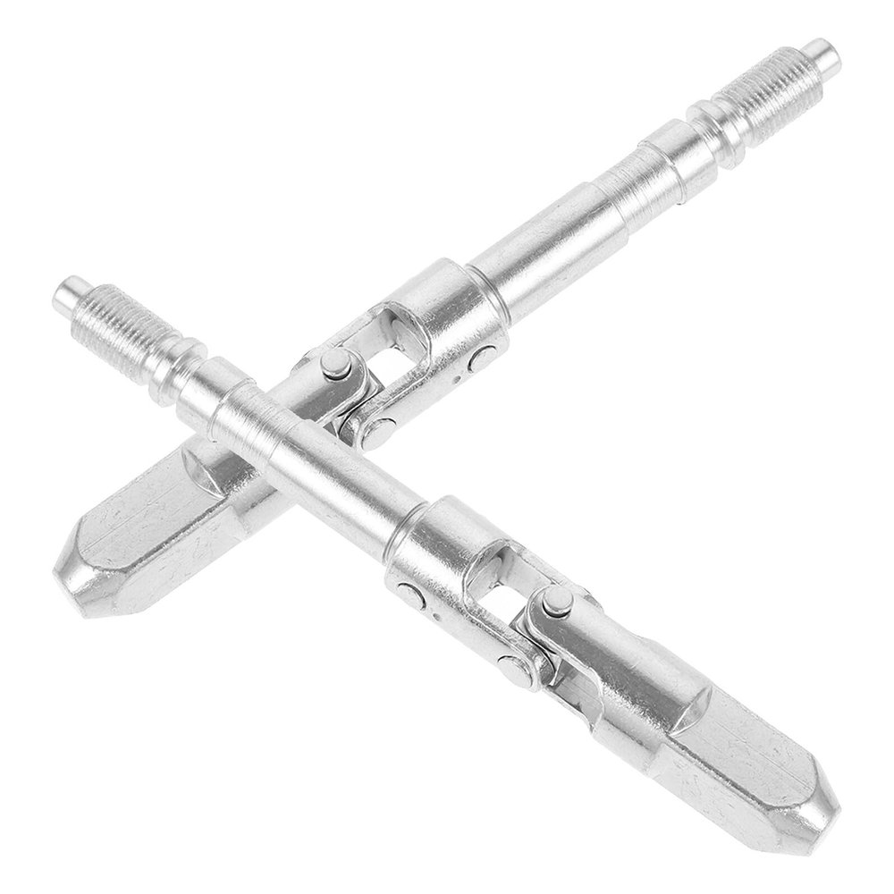 SHINEOFI 2-Piece Jack Shafts for Horizontal Trailer Jacks, Iron Replacement Parts for Crank and Floor Jacks