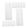 SHINEOFI 25-Piece DIY Transparent Plastic Card Holders with Dome-Shaped Window view 1