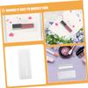 SHINEOFI 25-Piece DIY Transparent Plastic Card Holders with Dome-Shaped Window view 3