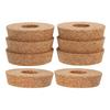 Hohopeti 8-Piece Cork Lids with Center Holes for Hydroponic Vases view 1