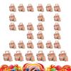 50-Piece Christmas House-Shaped Treat Boxes view 1