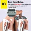 32 mm Conveyor Roller Replacement Rollers, Heavy-Duty Non-Powered Rollers, 10-Pack, 17.7 in/45 cm view 2