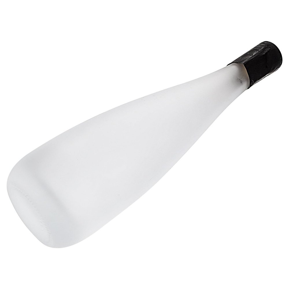 TOGEVAL 500 ml Frosted Glass Bottle, White, for Cocktails and Syrups