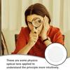 Healeved 12-Piece Convex 3D Acrylic Lens Set, Easy to Clean, for Physics Classes and School Experiments view 2