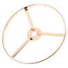 E27 Metal Lampshade Holder, Double-Layer, 4 cm Inner Diameter, Gold view 1