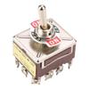 Keenso 12-Pin Toggle Switch, 3-Position On/Off/On, 15A 250VAC view 1