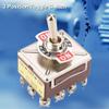 Keenso 12-Pin Toggle Switch, 3-Position On/Off/On, 15A 250VAC view 3