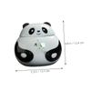 NUOBESTY Panda Ceramic Tea Canister with Airtight Lid view 2