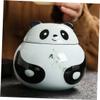 NUOBESTY Panda Ceramic Tea Canister with Airtight Lid view 3