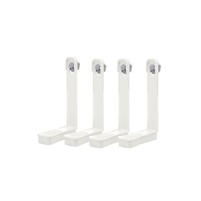 Zambuph 4-Piece Universal Bed Sheet Holders, Needle-Free Clip Buckles for Apartments and Hotels