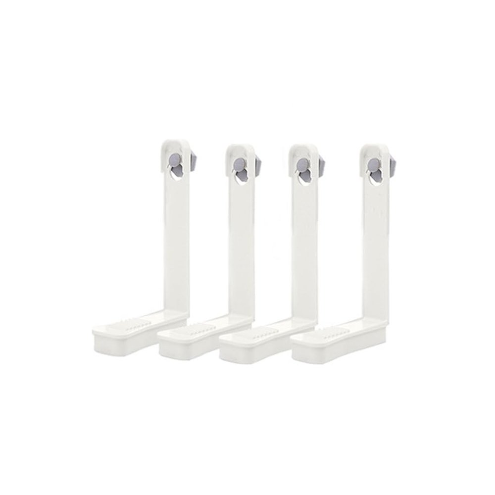 Zambuph 4-Piece Universal Bed Sheet Holders, Needle-Free Clip Buckles for Apartments and Hotels